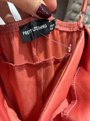 Pretty Little Thing Gemma Owen Coral Dress thumbnail 3