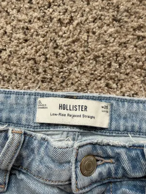 Hollister Low-Rise Relaxed Straight Jeans thumbnail 3
