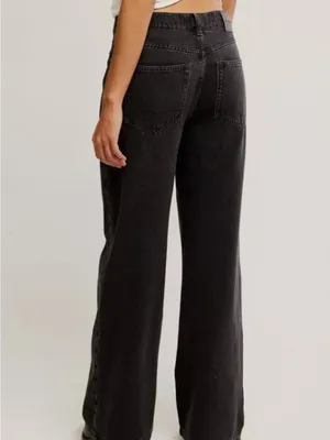 FREE PEOPLE NWT We The Free Stride Straight 'n Wide Jeans / Miles To Go thumbnail 7