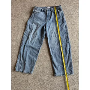 Jessica Simpson Womens High Rise Wide Barrel Leg Jeans‎ Blue Denim Size 10 thumbnail 5