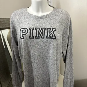 PINK Victoria's Secret Heather Gray Top thumbnail 15