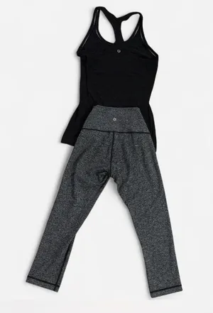 Lululemon Leggings wonder under High-Rise & lululemon tank thumbnail 1