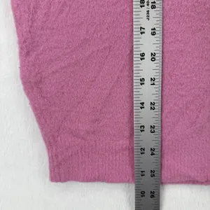 Aritzia Wilfred‎ Free Hush Knit Pink V-Neck Pullover Sweater Small Knitwear thumbnail 3