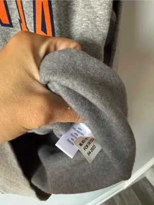League Virginia Cavaliers HOOS Grey Navy Crewneck Sweatshirt Fleece Size S M thumbnail 5