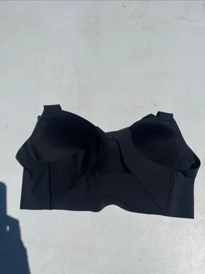 Uniqlo Black Wireless Support Bra with Wide Straps thumbnail 3