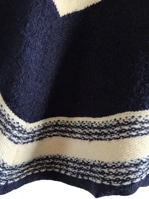 Lauren Ralph Lauren Wool Chevron Knit Tunic Sweater M thumbnail 6
