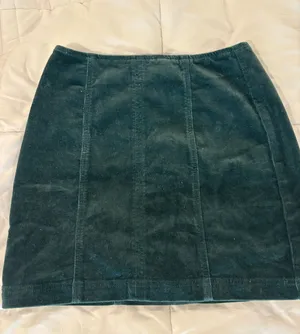 Green Corduroy Skirt PAC Sun 24 thumbnail 1