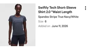 Lululemon Swiftly Short Sleeve thumbnail 3