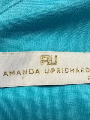 Amanda Uprichard Flounce Mini Dress Women's P Blue Cocktail Party Glam Wedding thumbnail 9