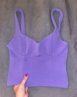 Zara Purple Top thumbnail 1