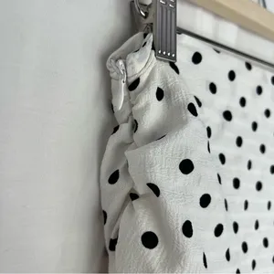 NWT Petal + Pup Tegan ruffle mini skirt polka dots size 12 white black thumbnail 6