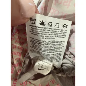 Nike Running Shorts Women's Large Pink White Just Do It Print Brief Lined thumbnail 6