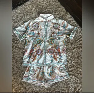 Commense Colorful Print Short Set small NWT | Matching Outfit thumbnail 2