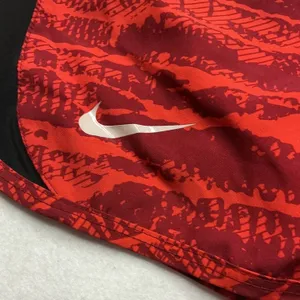 Nike Arizona Cardinals NFL Team Apparel Dri-FIT Running Shorts Red Black‎ Large thumbnail 3