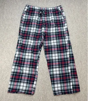 GAP Mens Large Multi Plaid Classic Cozy Pajama Pants Loungewear School thumbnail 1