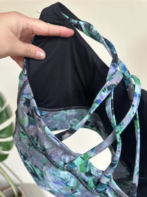 Lululemon Energy Long Line Bra in Rapid Flourish Multi thumbnail 5