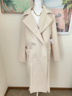 Song Of Style Louisa Coat Jacket in Ivory Cream Size Large New Revolve thumbnail 5