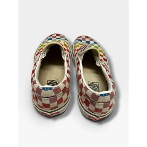 Vans Classic Slip-On Rainbow Checkerboard Pride Shoes Women's 8 Men's 6.5 thumbnail 5