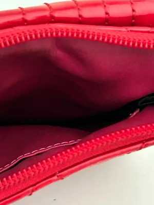 Coach Poppy Gloss Red Mini Purse thumbnail 10