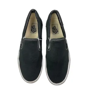 Vans Classic Unisex Black White Casual Skate Slip On Sneakers Shoes Sz 11W/9.5M thumbnail 2