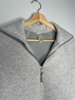 SPANX AirEssentials Half Zip Grey Pullover (X-Small) thumbnail 4
