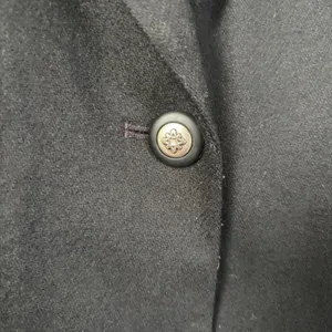 Vintage Pure New Wool Single Button Women's Blazer Size 18 Black Plus Size thumbnail 2