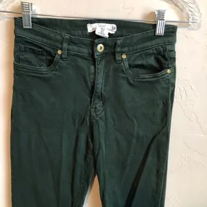 L.O.G.G‎ Forest Green Skinny Jeans thumbnail 2