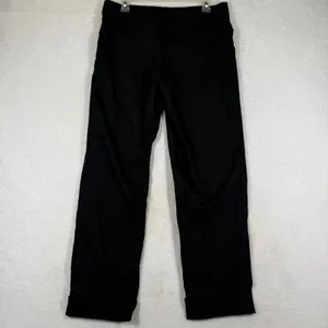 Alice + Olivia Black Wool Blend Cuffed Straight Leg Trousers Pants 9B-104-513‎ 6 thumbnail 7