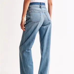 Abercrombie & Fitch the loose high rise double waistband jeans thumbnail 2
