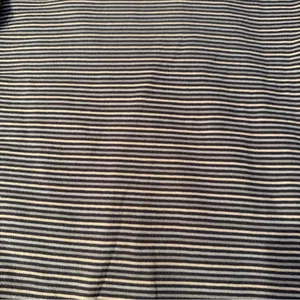 Brandy Melville Navy and White Striped Tee thumbnail 2