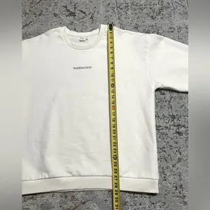 THREAD VISION Toodalooo Sweatshirt 100% organic cotton size XXL cream thumbnail 6