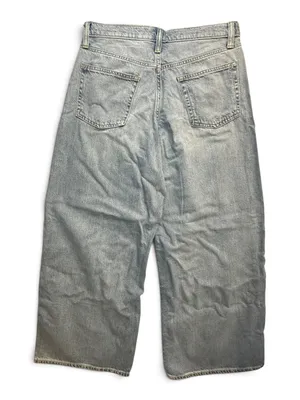 GAP Baggy Mid Rise Jeans Women’s 28/6 Regular Light Wash Wide Leg NWT $79.95 thumbnail 3