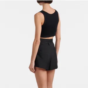 PRADA logo cropped tank top thumbnail 3