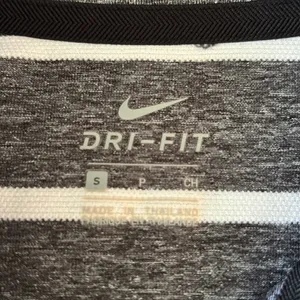 Nike dryfit grey white striped polo sporty golf tennis athletic tank top S thumbnail 5
