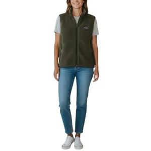 PATAGONIA Synchilla Classic Retro-X Fleece Vest Women M Green Outdoor Camping thumbnail 2
