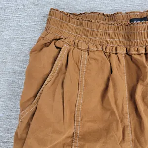 BDG Urban Outfitters Cargo Joggers Size M Brown High Rise Baggy Gorpcore Utility thumbnail 11