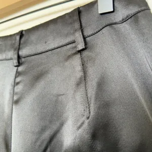 MESHKI Amaya Lace Up‎ Cargo Pants Black Satin Wide Leg Size S thumbnail 11