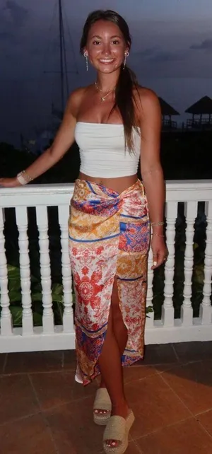 Scarf print skirt Multiple thumbnail 1