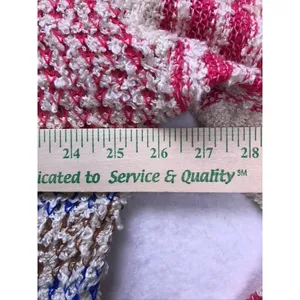 Adora Cardigan Sweater Womens 2XL 3XL Ivory Red Blue Striped Open Front‎ thumbnail 4