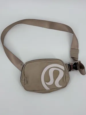lululemon athletica Tan Belt Bag with White Logo thumbnail 3