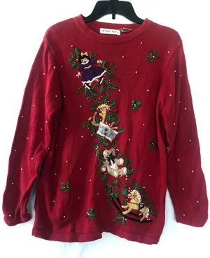 Ugly Christmas Holiday Sweater thumbnail 1