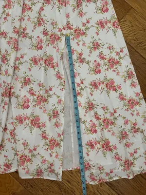 NWOT - M - MARTHEA - Floral Puff-Sleeve Maxi Dress in Blush Pink thumbnail 6