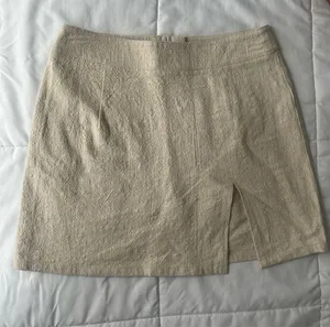 Lioness The Lola Mini Skirt in Oatmeal - Size Small thumbnail 5