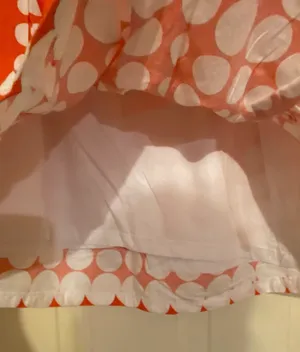 Cato Skirt Orange Polka A Dot  thumbnail 2