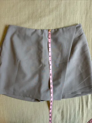 Abercrombie Light Gray Mini Skort thumbnail 4