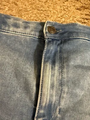Aerie Light Wash Soft Vintage Edge Flare Jeans with Elastic Waist Back - size XL thumbnail 5