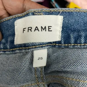 Frame Denim Blue Women's Jeans size 25 frayed hem thumbnail 4
