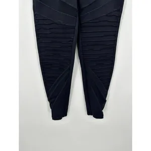 Aerie Black Chill Play Move Moto Pull On Stretch Leggings Women's Size‎ X-Small thumbnail 3