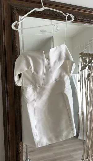Anthropologie bridal mini dress thumbnail 1