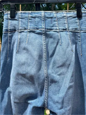 We The Free Jayde High Rise Stretch Flare Jeans Size 25 x 32.5 Boho Denim thumbnail 6